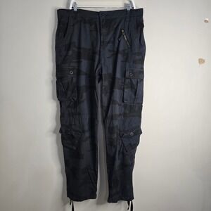 US Army Camo Cargo Pants Men's Size 38 Relaxed Fit Tactical Multi Pocket